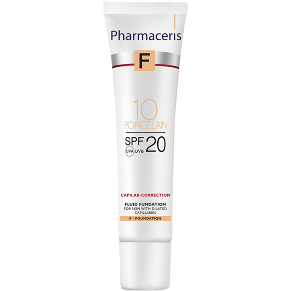 FLUID FOUNDATION SPF 20 CAPILAR-CORRECTION 10 PORCELAIN 30 ml