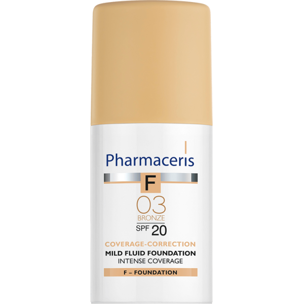MILD FLUID FOUNDATION SPF 20 intense coverage COVERAGE-CORRECTION 03 BRONZE 30 ml