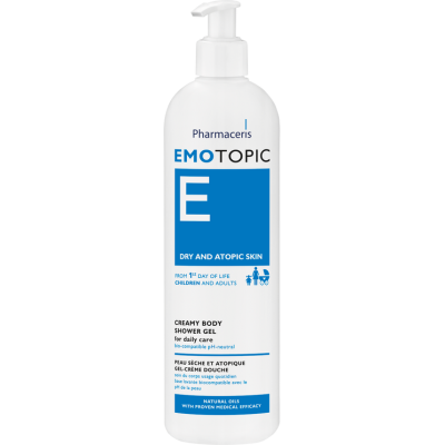 EMOTOPIC EMOLLIENT WASH GEL for daily body care 400 ml