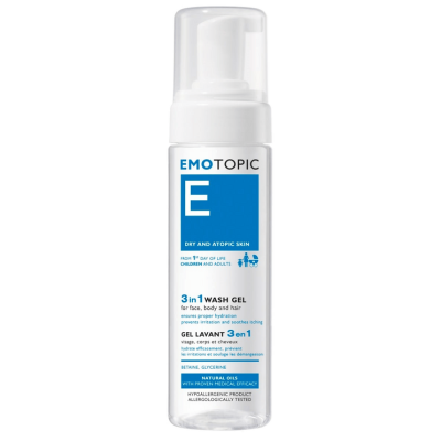 EMOTOPIC PHYSIOLOGICAL MOISTURIZING FOAM SHAMPOO 200 ml