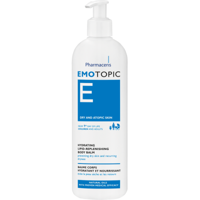 EMOTOPIC HYDRATING AND LIPID-REPLENISHING BODY BALM for daily care preventing dry skin and recurring dryness 190 ml