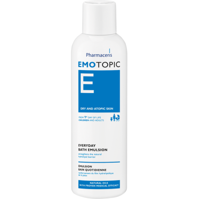 EMOTOPIC EVERYDAY BATH EMULSION strengthens the natural hydrolipid barrier 200 ml