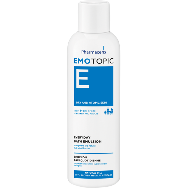 EMOTOPIC EVERYDAY BATH EMULSION strengthens the natural hydrolipid barrier 200 ml