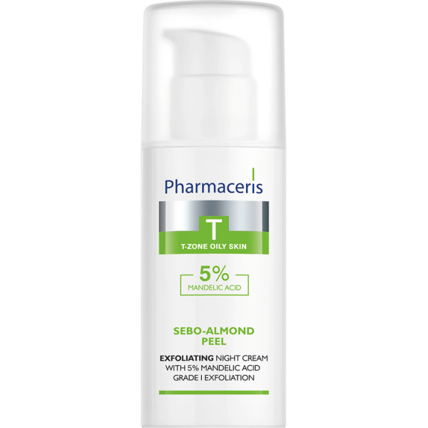 EXFOLIATING NIGHT CREAM WITH 5% MANDELIC ACID grade I exfoliation SEBO-ALMOND PEEL 5% 50 ml