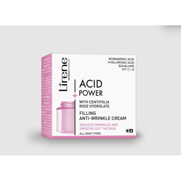 Lirene ACID POWER Anti-wrinkle cream with ROSMARINIC ACID 50 ml