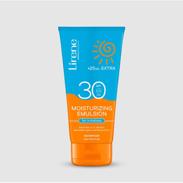 Lirene SUN Moisturizing emulsion for irritations SPF 30+ 175 ml