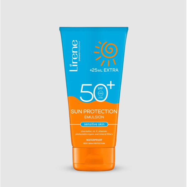Lirene SUN Sun protection emulsion for sensitive skin SPF 50+ 175 ml