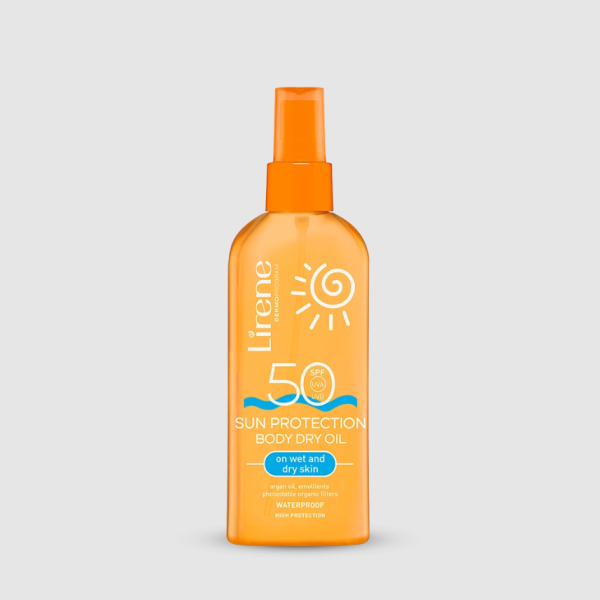 Lirene SUN Sunscreen protection body dry oil on wet and dry skin SPF 50 150 ml