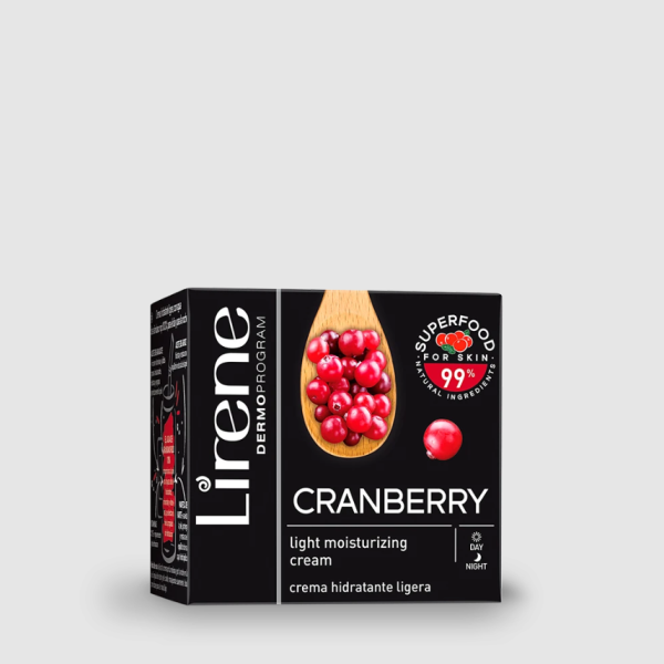 Lirene SUPERFOOD Light moisturizing cream CRANBERRY 50 ml