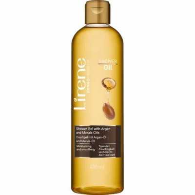 Shower gel with argan and marula oils