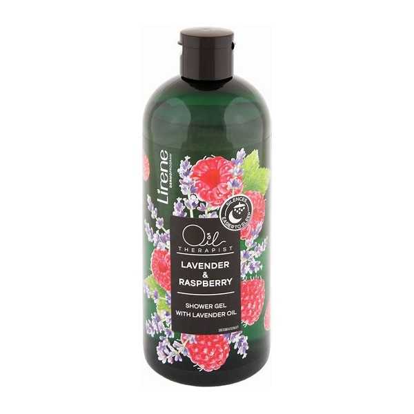 Lirene OIL THERAPIST Shower gel with essential oil LAVENDER & RASPBERRY 400 ml