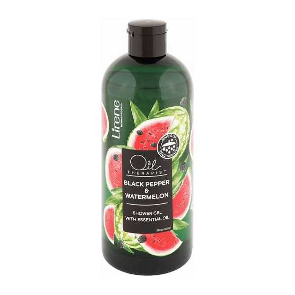 Lirene OIL THERAPIST Shower gel with essential oil BLACK PEPPER & WATERMELON 400 ml