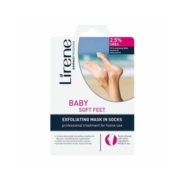 Baby soft feet mask in socks