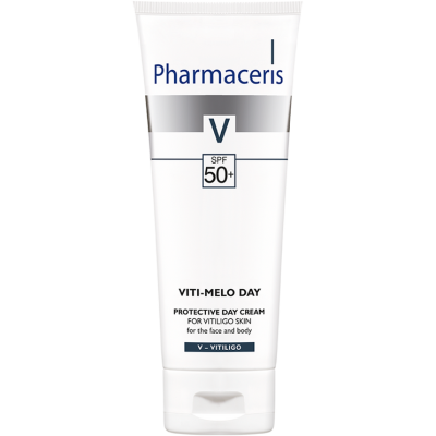 PROTECTIVE DAY CREAM FOR VITILIGO SKIN for face and body VITI-MELO DAY 75 ml