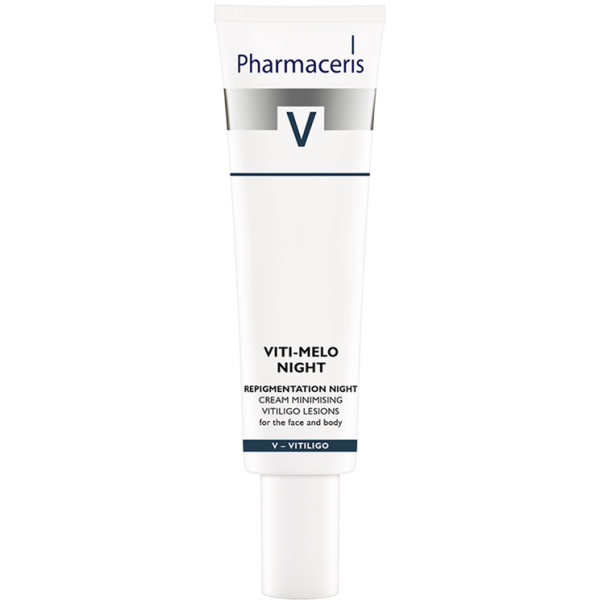 REPIGMENTATION NIGHT CREAM MINIMISING VITILIGO LESIONS for face and body VITI-MELO NIGHT 40 ml